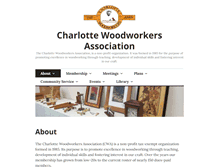 Tablet Screenshot of charlottewoodworkers.org